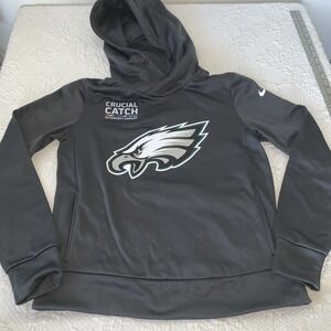 Nike Philadelphia Eagles Crucial Catch Hoodie Men's Small Intercept Cancer